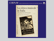 Tablet Screenshot of cirpem.lacasadellamusica.it
